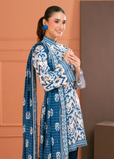 Linen Love By Gul Ahmed Printed Linen 3 Piece Unstitched Suit GA25LL D-LT-52014